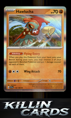 Hawlucha 118/198 Pokemon Rare SV01: Scarlet & Violet Base Set Card NM