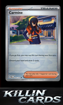 Carmine (Poke Ball Pattern) 103/131 Pokemon Uncommon SV: Prismatic Evolutions Ca