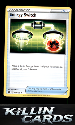 Energy Switch 129/159 Pokemon Uncommon SWSH: Crown Zenith Card NM