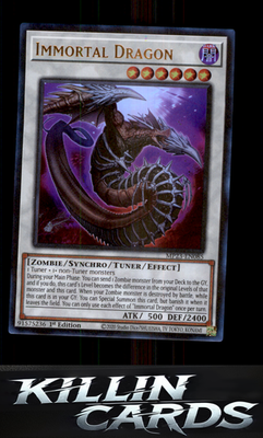 1st Edition Immortal Dragon MP23-EN085 YuGiOh Ultra Rare 25th Anniversary Tin: D