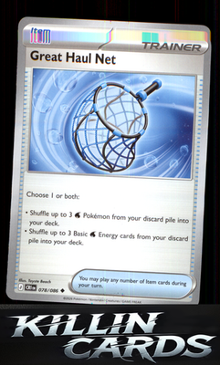 Great Haul Net 078/086 Pokemon Uncommon ME04: Chaos Rising Card NM