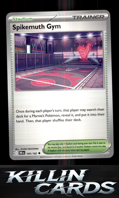 Spikemuth Gym 169/182 Pokemon Uncommon SV10: Destined Rivals Card NM