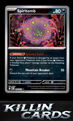 Reverse Holofoil Spiritomb - 087/132 087/132 Pokemon Uncommon ME01: Mega Evoluti