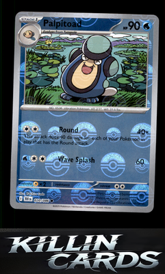 Palpitoad (Poke Ball Pattern) 020/086 Pokemon Common SV: Black Bolt Card NM