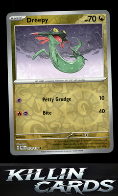 Reverse Holofoil Dreepy 071/131 Pokemon Common SV: Prismatic Evolutions Card NM