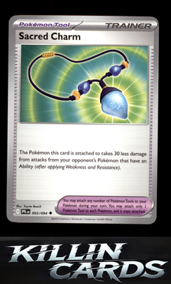 Sacred Charm - 093/094 093/094 Pokemon Uncommon ME02: Phantasmal Flames Card NM