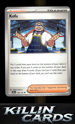 Kofu - 138/142 138/142 Pokemon Uncommon SV07: Stellar Crown Card NM