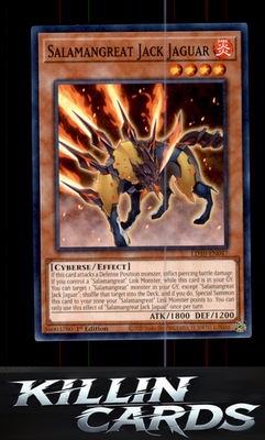 1st Edition Salamangreat Jack Jaguar LD10-EN047 YuGiOh Common Legendary Duelists