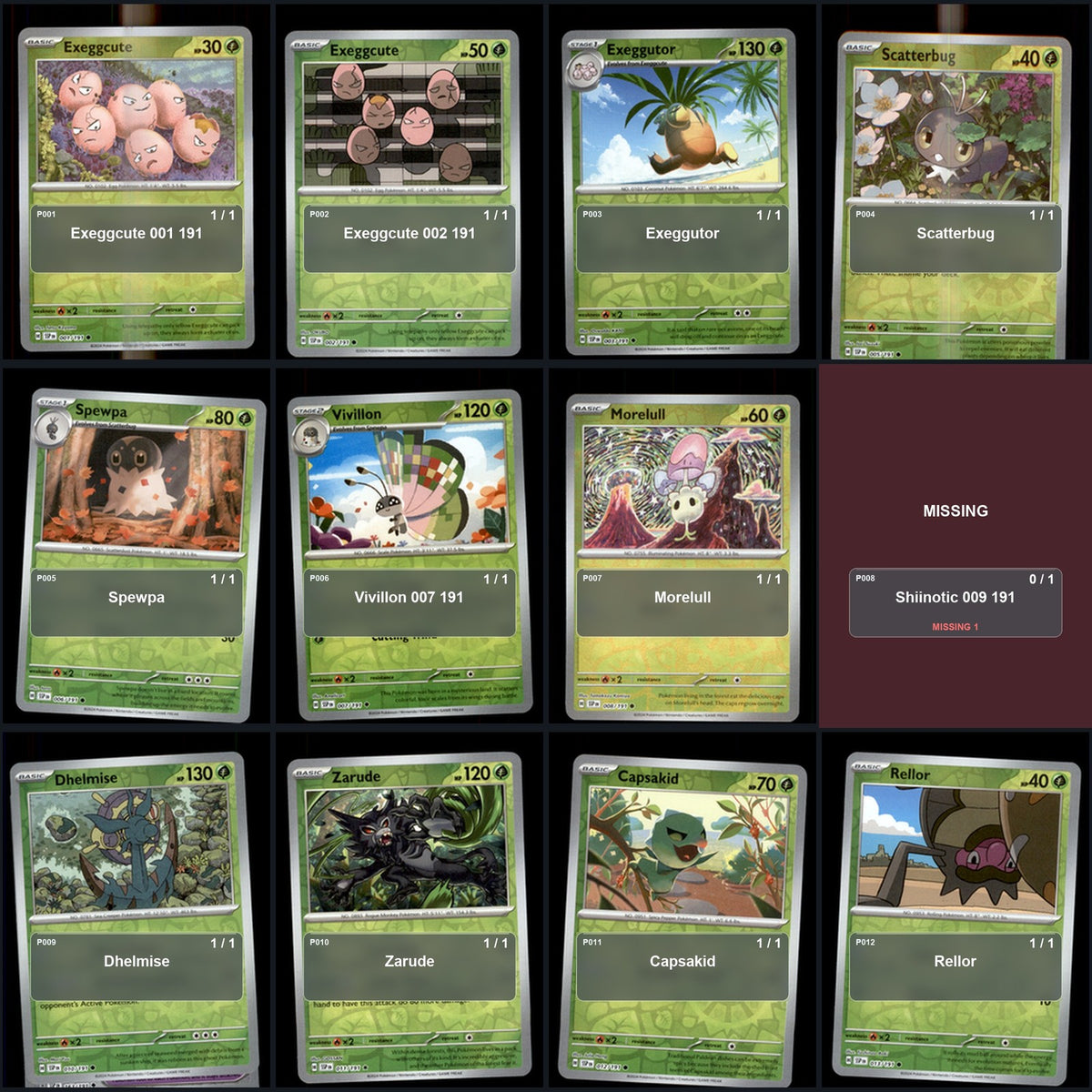 Pokemon TCG SV08: Surging Sparks Reverse Holo Master Set 154 Reverse Holo Card