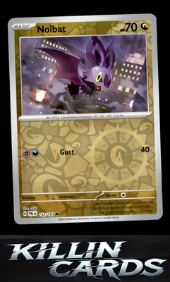 Reverse Holofoil Noibat 152/193 Pokemon Common SV02: Paldea Evolved Card NM