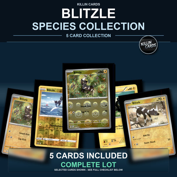 Pokemon TCG Blitzle Species Collection 5 Different Cards