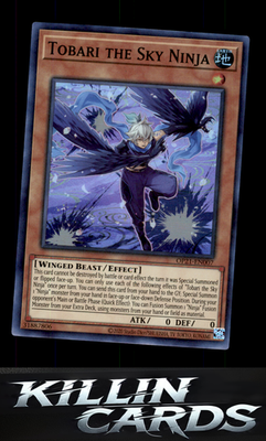 Tobari the Sky Ninja OP21-EN007 YuGiOh Super Rare OTS Tournament Pack 21 Card NM