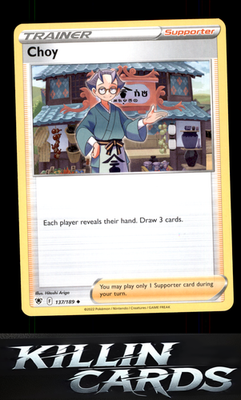 Choy 137/189 Pokemon Uncommon SWSH10: Astral Radiance Card NM