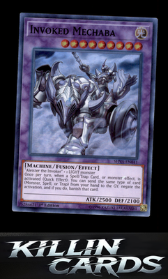 1st Edition Invoked Mechaba SHVA-EN041 YuGiOh Super Rare Shadows in Valhalla Car