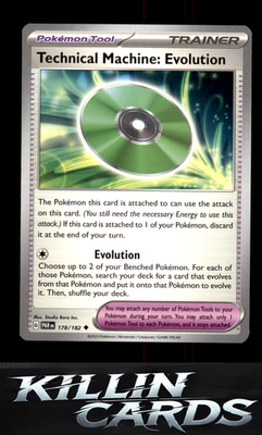 Technical Machine: Evolution 178/182 Pokemon Uncommon SV04: Paradox Rift Card NM