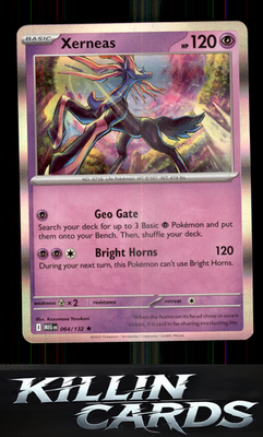 Xerneas 064/132 Pokemon Rare ME01: Mega Evolution Card NM