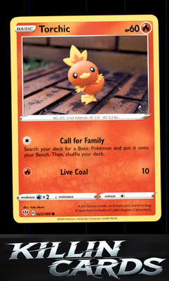 Torchic 022/189 Pokemon Common SWSH03: Darkness Ablaze Card NM