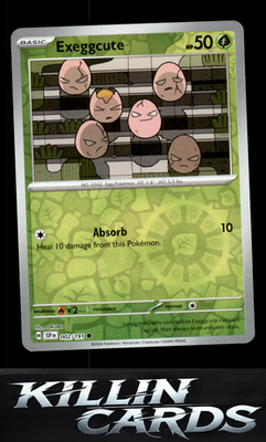 Reverse Holofoil Exeggcute - 002/191 002/191 Pokemon Common SV08: Surging Sparks