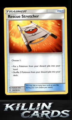 Rescue Stretcher 130/145 Pokemon Uncommon SM - Guardians Rising Card LP