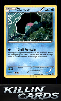 Clamperl 49/160 Pokemon Common XY - Primal Clash Card LP
