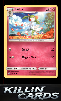Kirlia 92/147 Pokemon Uncommon SM - Burning Shadows Card LP