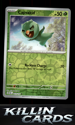 Reverse Holofoil Capsakid - 023/197 023/197 Pokemon Common SV03: Obsidian Flames