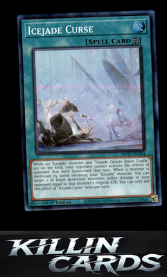 1st Edition Icejade Curse MP23-EN094 YuGiOh Super Rare 25th Anniversary Tin: Due
