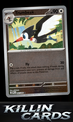 Reverse Holofoil Trumbeak 067/084 Pokemon Common ME05: Pitch Black Card NM