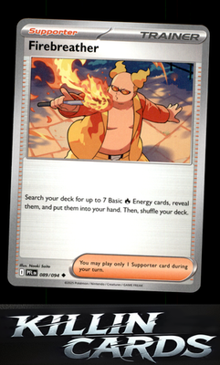 Firebreather - 089/094 089/094 Pokemon Uncommon ME02: Phantasmal Flames Card NM