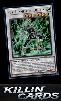 1st Edition PSY-Framelord Omega (UR) RA02-EN028 YuGiOh Ultra Rare 25th Anniversa