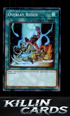 1st Edition Overlay Regen AMDE-EN056 YuGiOh Super Rare Amazing Defenders Card NM