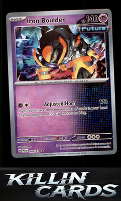 Iron Boulder (Poke Ball Pattern) 046/131 Pokemon Rare SV: Prismatic Evolutions C