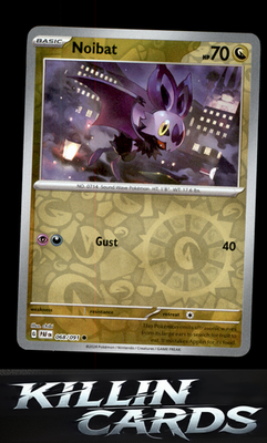 Reverse Holofoil Noibat - 068/091 068/091 Pokemon Common SV: Paldean Fates Card