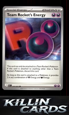 Team Rocket's Energy 217/217 Pokemon Uncommon ME: Ascended Heroes Card NM