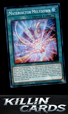 1st Edition Materiactor Meltdown SUDA-EN059 YuGiOh Super Rare Supreme Darkness C