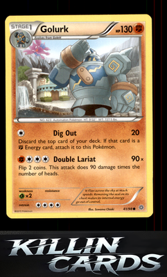 Golurk (41) 41/98 Pokemon Common XY - Ancient Origins Card NM