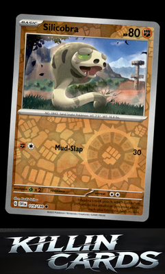 Reverse Holofoil Silicobra 119/198 Pokemon Common SV01: Scarlet & Violet Base Se