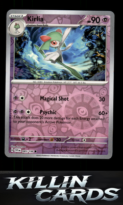 Reverse Holofoil Kirlia - 085/198 085/198 Pokemon Common SV01: Scarlet & Violet