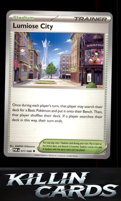 Lumiose City - 077/088 077/088 Pokemon Uncommon ME03: Perfect Order Card NM