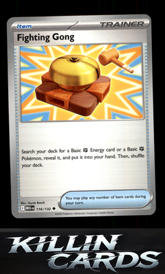 Fighting Gong - 116/132 116/132 Pokemon Uncommon ME01: Mega Evolution Card NM
