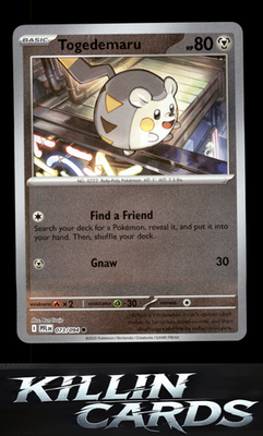 Reverse Holofoil Togedemaru - 073/094 073/094 Pokemon Common ME02: Phantasmal Fl