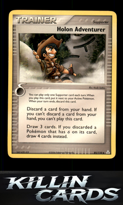 Holon Adventurer 85/110 Pokemon Uncommon Holon Phantoms Card LP