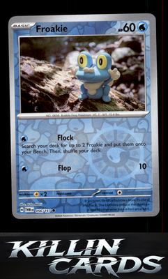 Reverse Holofoil Froakie 056/167 Pokemon Common SV06: Twilight Masquerade Card N