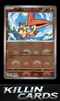 Victini (Poke Ball Pattern) 012/086 Pokemon Rare SV: Black Bolt Card NM