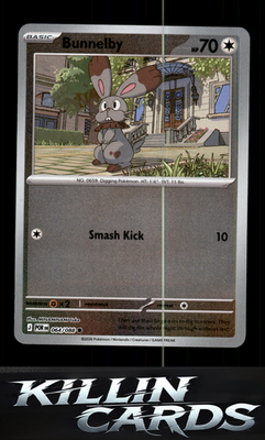 Reverse Holofoil Bunnelby 064/088 Pokemon Common ME03: Perfect Order Card NM