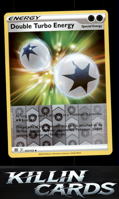 Reverse Holofoil Double Turbo Energy 151/172 Pokemon Uncommon SWSH09: Brilliant