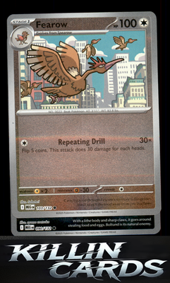 Reverse Holofoil Fearow 103/132 Pokemon Common ME01: Mega Evolution Card NM
