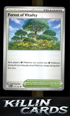Forest of Vitality 117/132 Pokemon Uncommon ME01: Mega Evolution Card NM