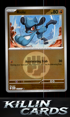 Reverse Holofoil Riolu (Friend Ball) 112/217 Pokemon Common ME: Ascended Heroes