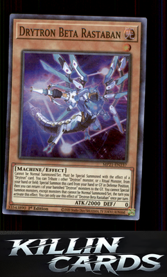 1st Edition Drytron Beta Rastaban MP21-EN237 YuGiOh Super Rare 2021 Tin of Ancie